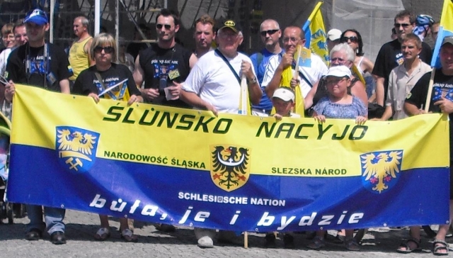 Марш Движения за автономию в Катовице. Польша 