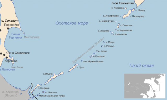 Карта дрожащих островов