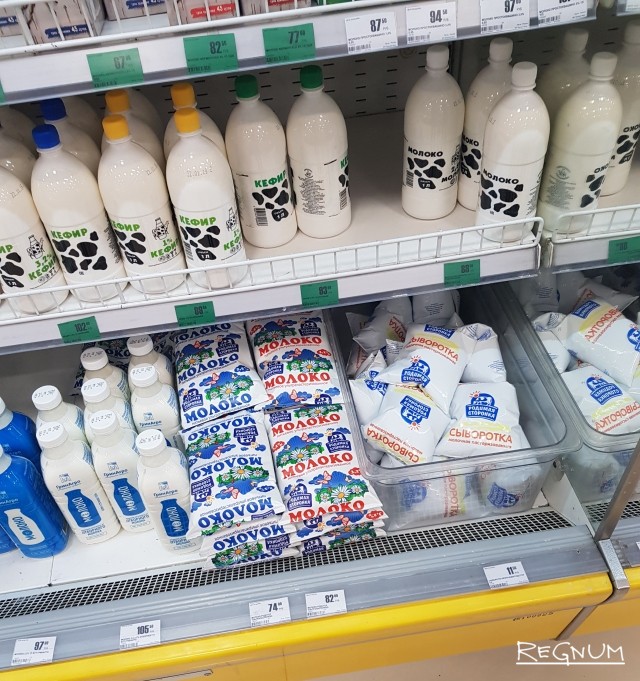 Молочная продукция от приморских производителей в сети супермаркетов