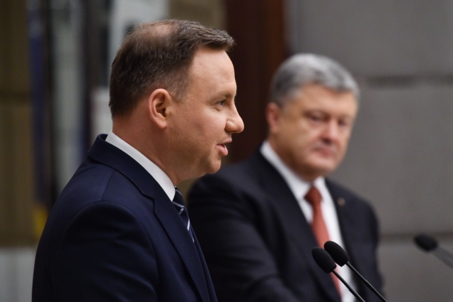 Анджей Дуда и Пётр Порошенко