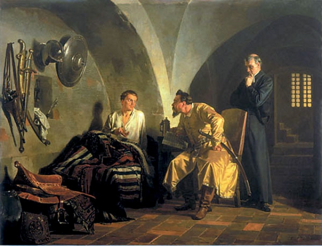 Николай Неврев. Дмитрий Самозванец у Вишневецкого. 1876