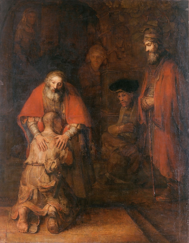 Рембрандт. Возвращение блудного сына. 1666-1669