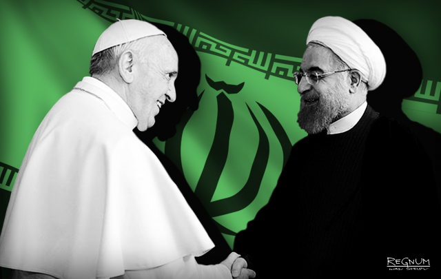 Папа Римский Франциск и Хасан Рухани 