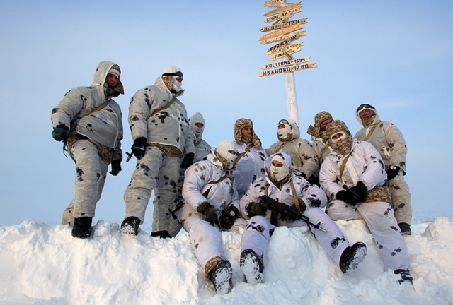 Российские солдаты. Арктика