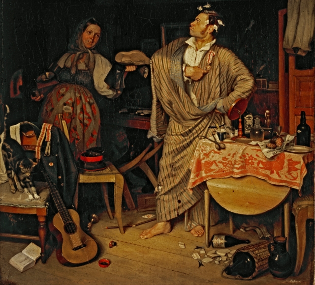 Павел Андреевич Федотов. Свежий кавалер. 1846