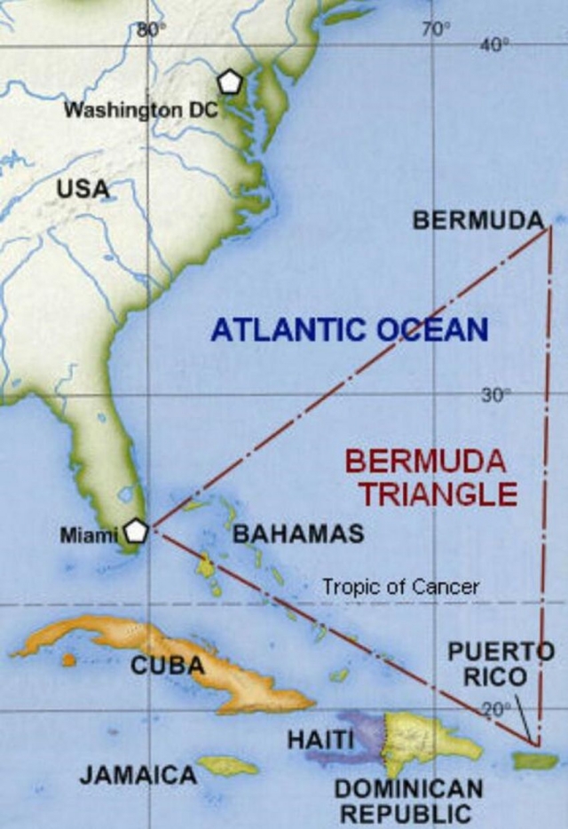 Фото Бермудского Треугольника На Карте