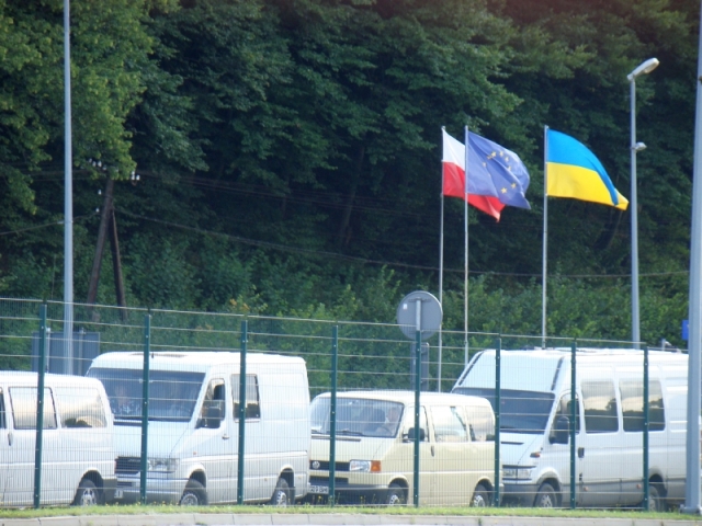 Польско-украинский пограничный переход Krościenko-Smilnytsya 