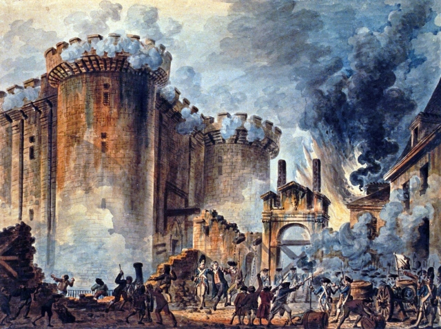 Жан-Пьер Ноэль. Взятие Бастилии. 1789