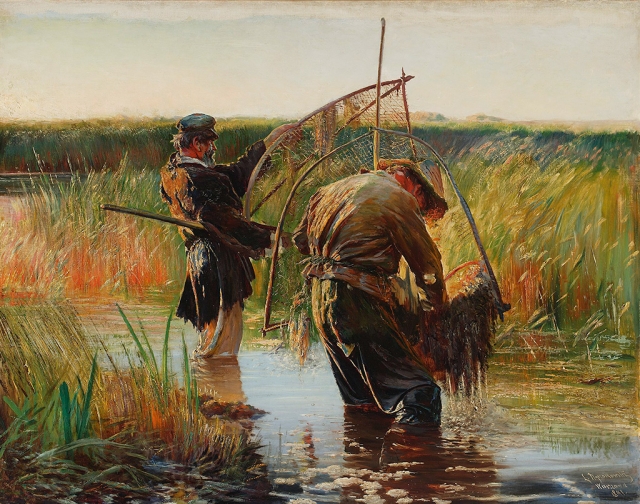 Леон Вычулковский. Рыбаки. 1891