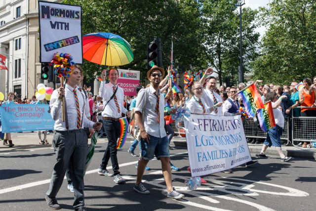 Мормоны на гей-параде в Лондоне. 2016