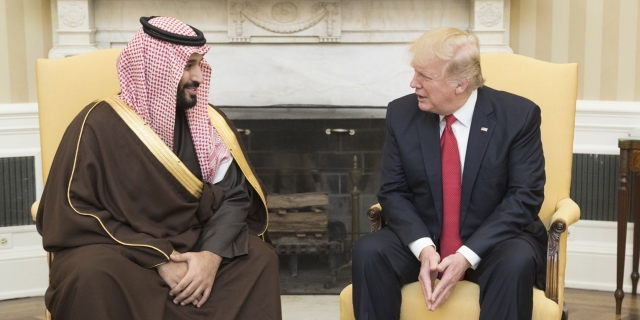 Мухаммед бин-Сальман ас-Сауд и Дональд Трамп