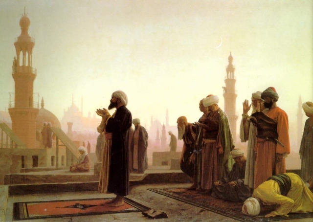 Жан-Леон Жером. Молитва в Каире. 1865