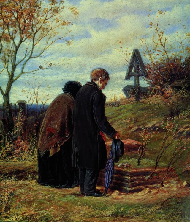 Василий Перов. Старики-родители. 1874