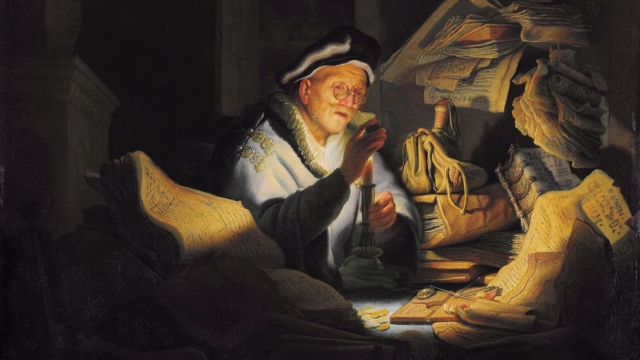Рембрандт. Притча о неразумном богаче. 1627