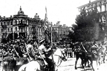Красная армия в освобождённом Киеве. Лето 1920