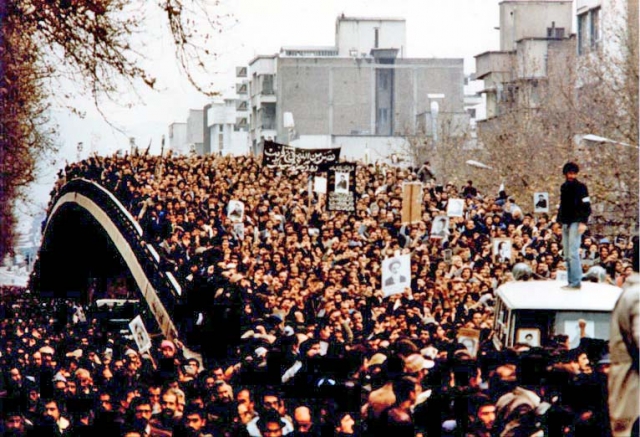 Массовые демонстрации в Тегеране. 1979