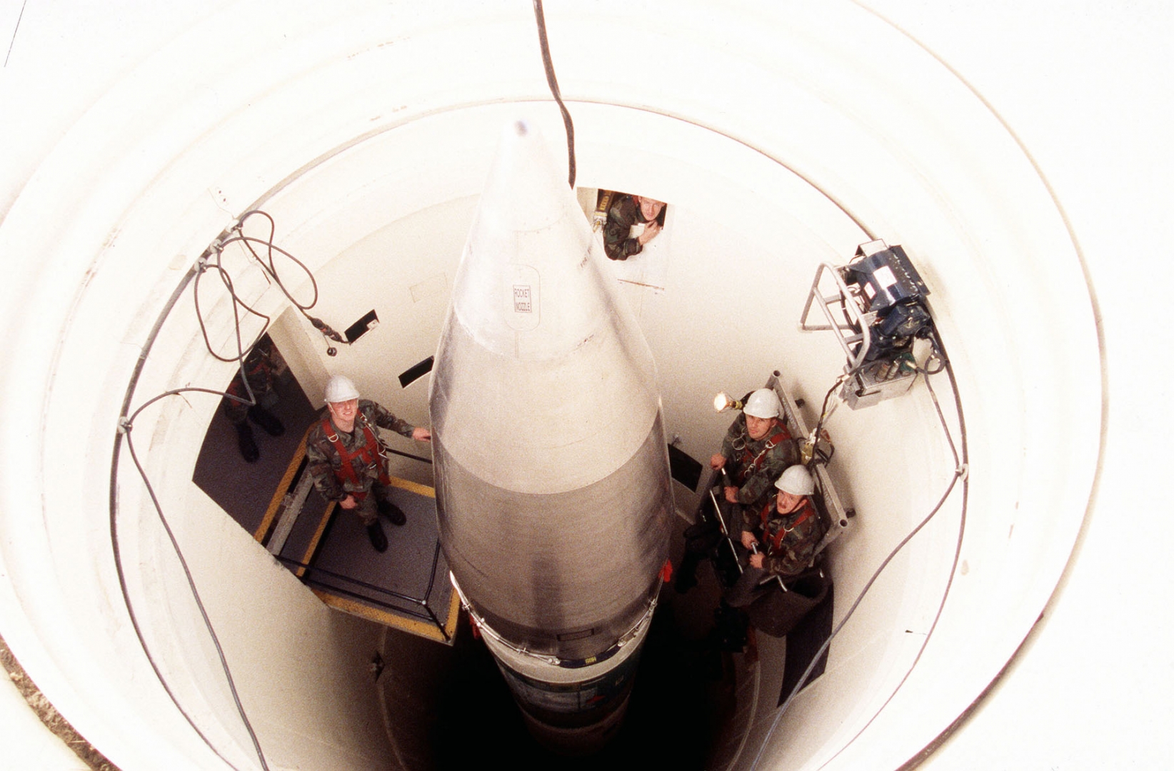 Межконтинентальная баллистическая ракета Minuteman III в шахте