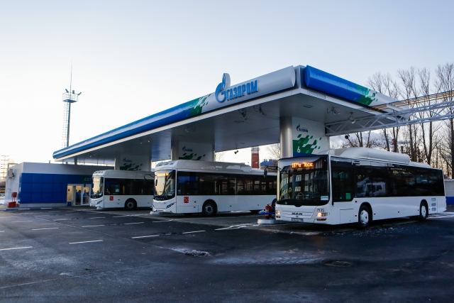 Автобусы на газе в Петербурге