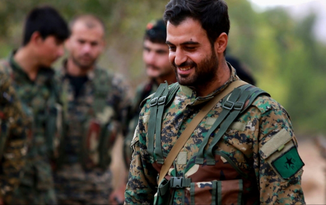 Бойцы Курдского отряда народной самообороны