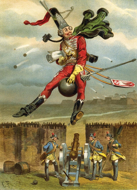 Барон мюнхгаузен фото из мультфильма