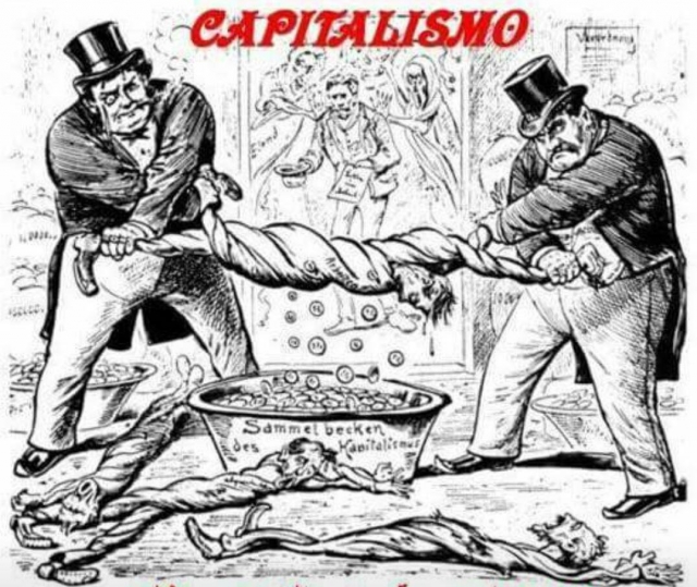 Капитализм. Карикатура