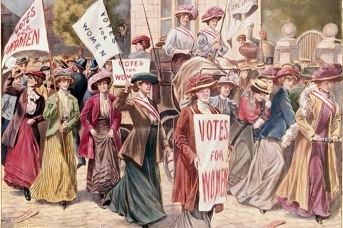 Феминистки на демонстрации