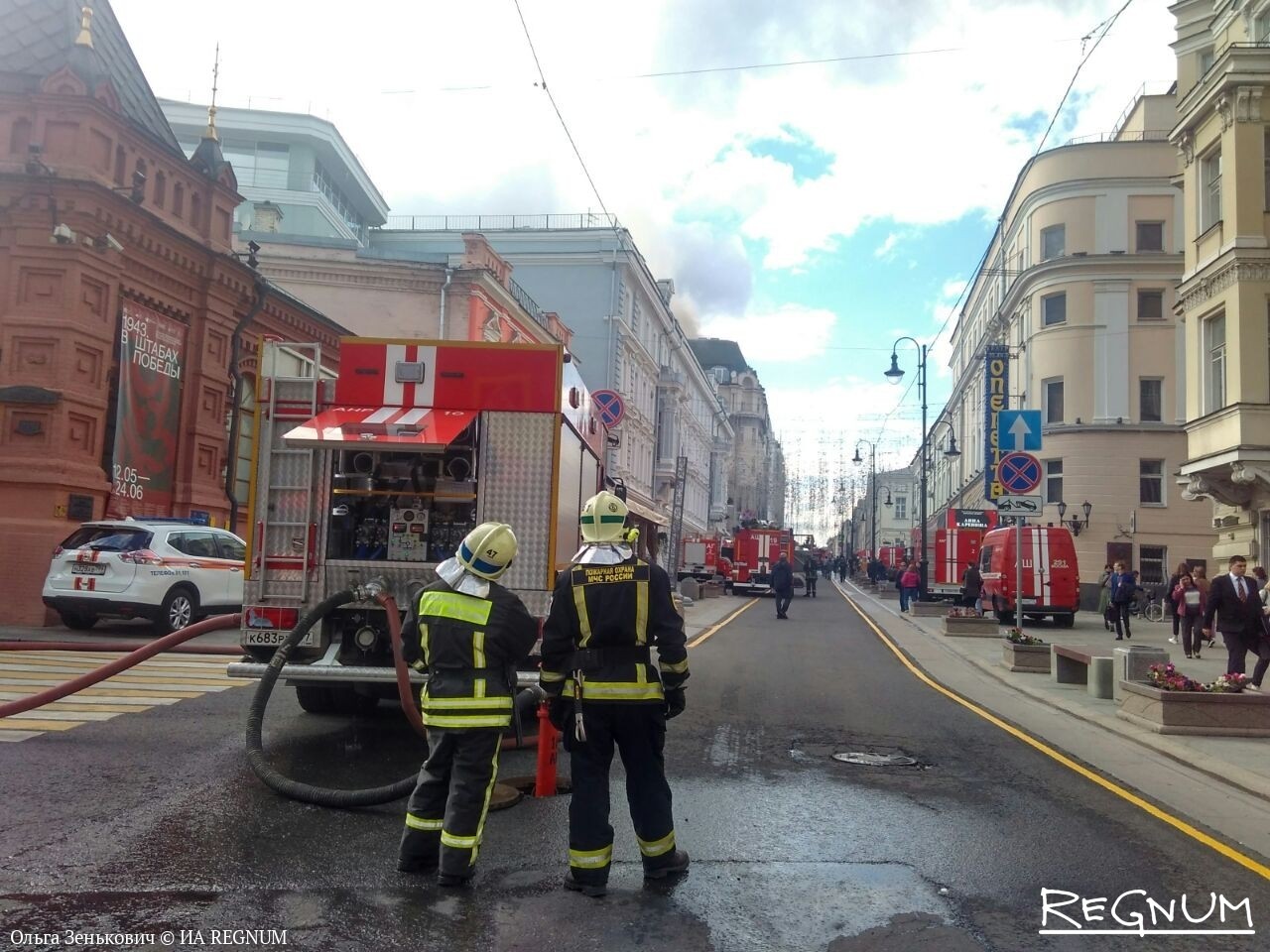 Пожар в Камергерском переулке