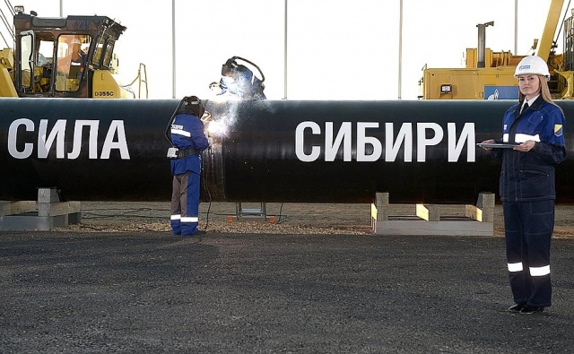 «Газпром» отчитался о готовности 84,4% газопровода «Сила Сибири»
