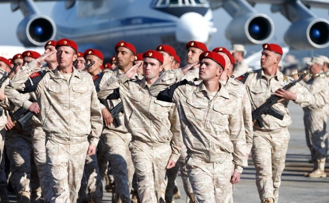 Отряд военной полиции на авиабазе Хмеймим