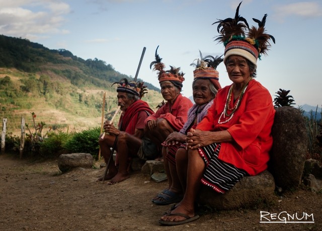 Ifugao in traditional suits