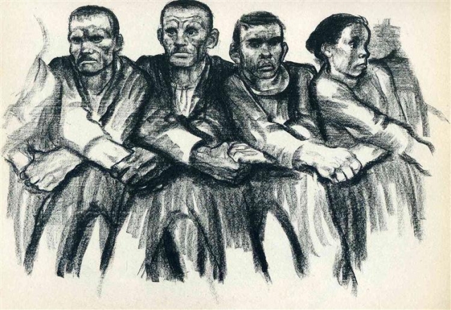 Кете Кольвиц. Солидарность. 1932