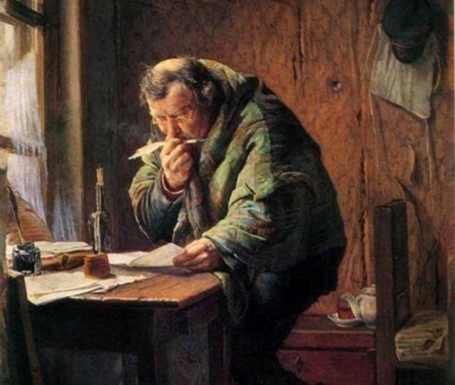 Фирс Журавлёв. Чиновник (фрагмент). 1884