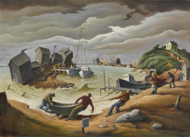 Томас Гарт Бентон. Ураган. 1954