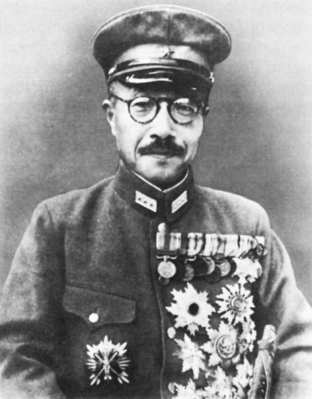 Генерал Хидэки Тодзио, премьер-министр Японии