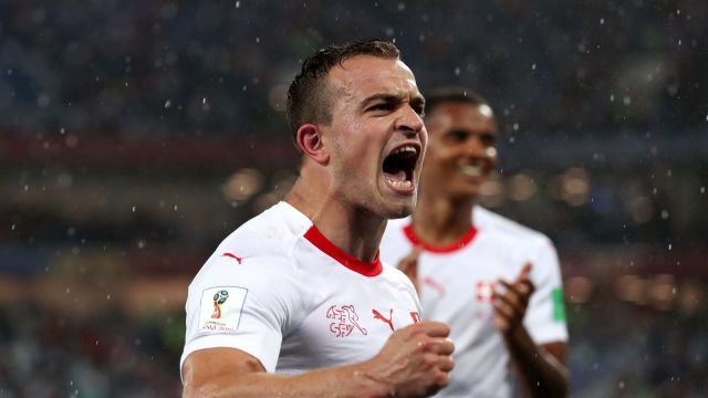Швейцария одержала волею победу над сборной Сербии — 1:2