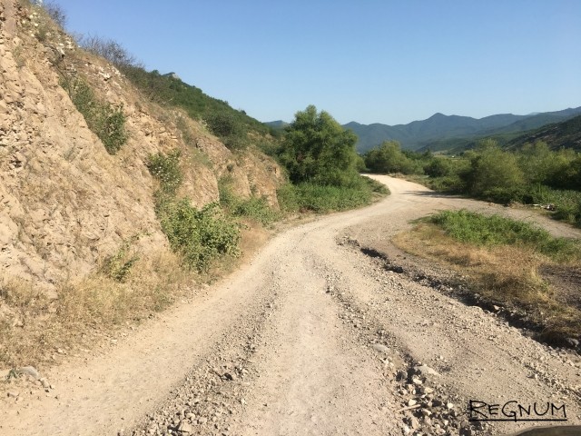 Дорога из Капана в Ковсакан