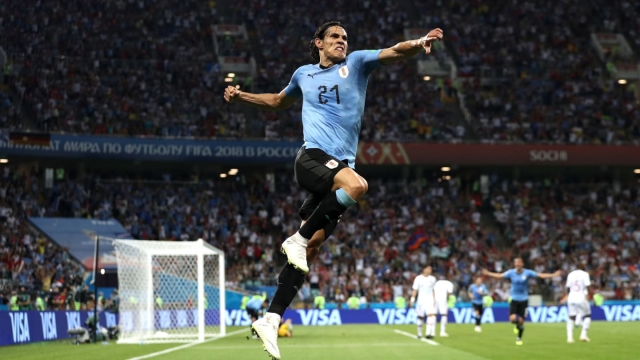 Уругвай вновь выходит вперёд в матче с Португалией
