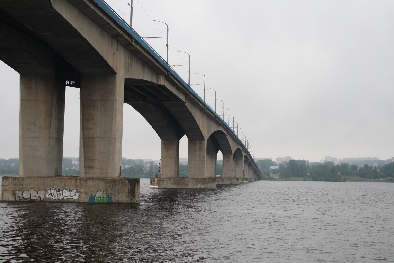 кинешемский мост через волгу