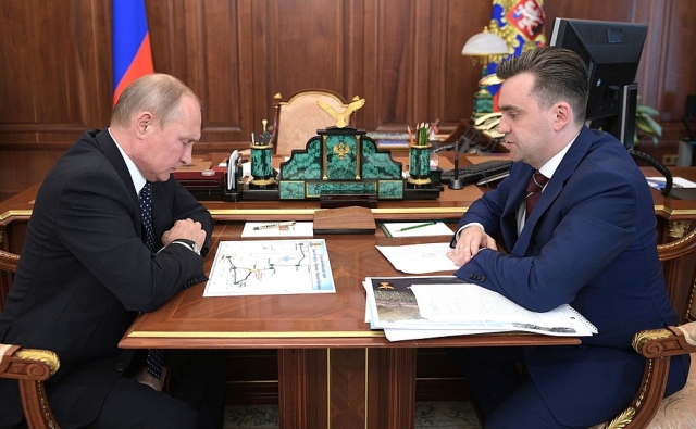 Путин провел рабочую встречу с врио губернатора Ивановской области