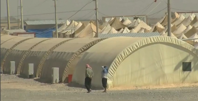 Лагерь сирийских беженцев 