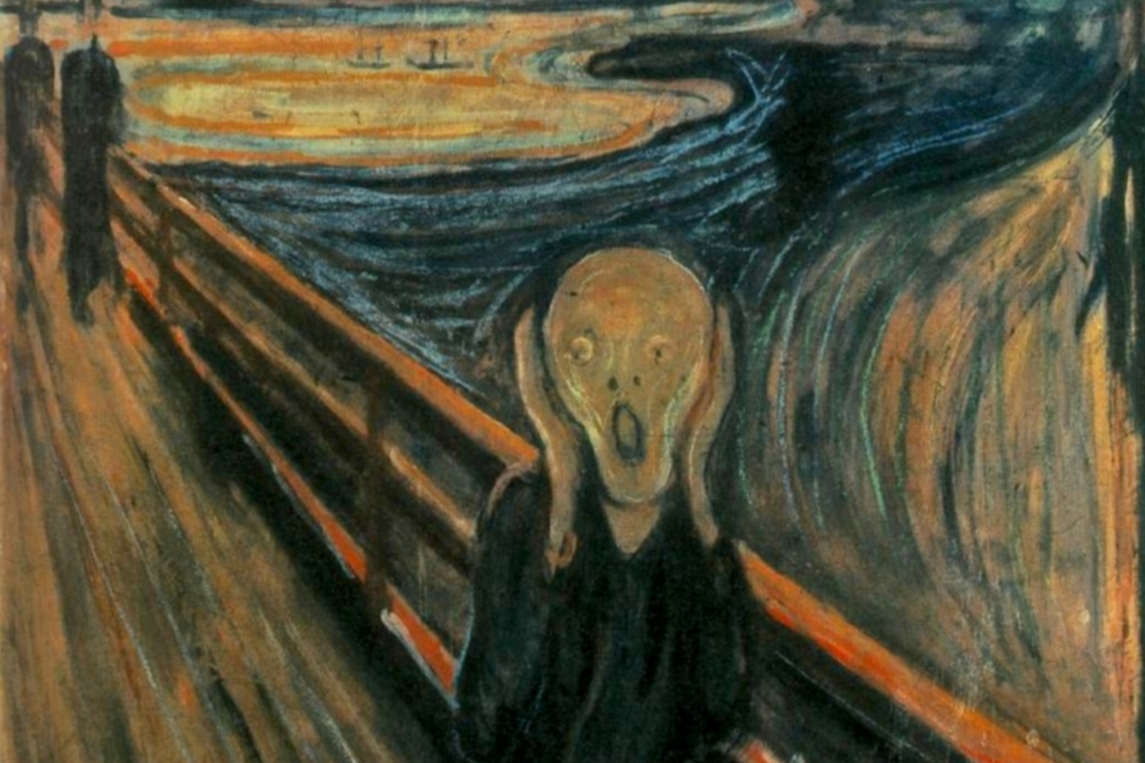 Эдвард Мунк. Крик (фрагмент). 1893 - ИА REGNUM