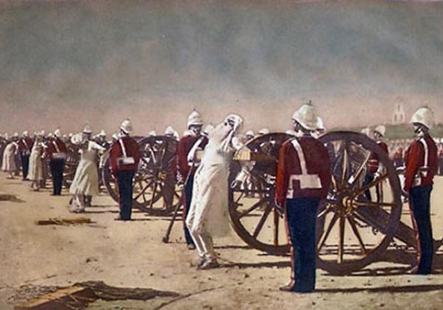 Василий Верещагин. Подавление индийского восстания англичанами. 1884