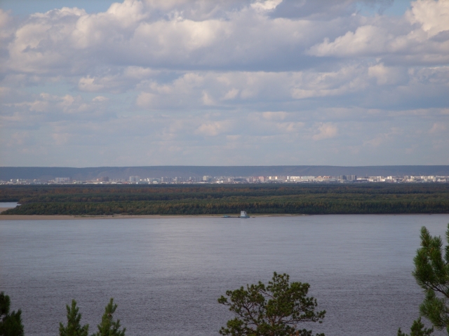 Река Лена и город Якутск 