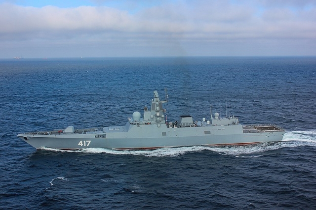 Фрегат «Адмирал Горшков» вошел в состав военно-морского флота России