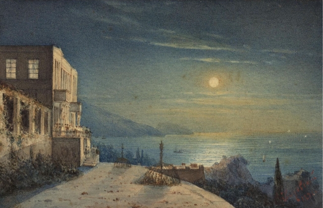 Вид Крыма. Иван Айвазовский. 1871
