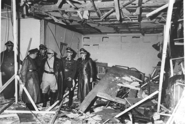 После покушения на Гитлера. Руины блока, в котором произошёл взрыв. 20 июля 1944 года 