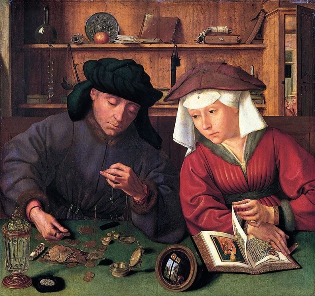 Квентин Массейс. Меняла с женой. 1514