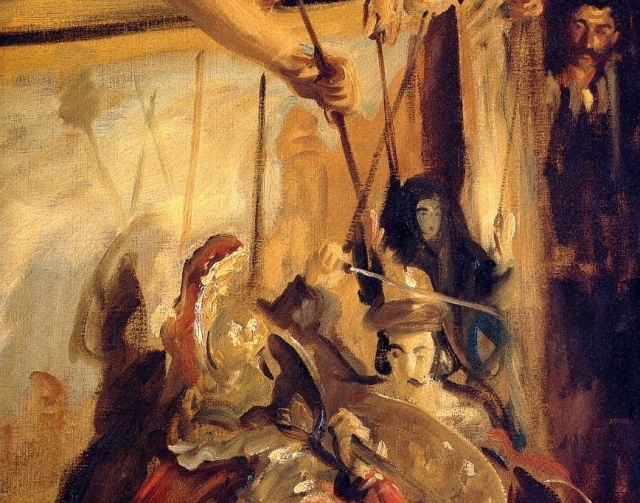 Джон Сингер Сарджент. Марионетки (фрагмент). 1903