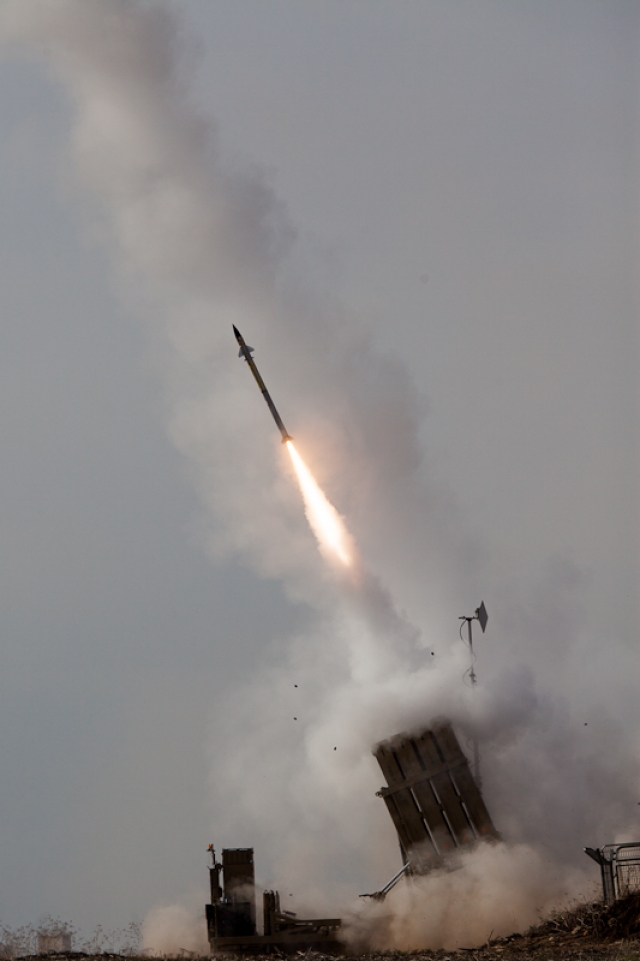 Перехват ракеты из сектора Газа