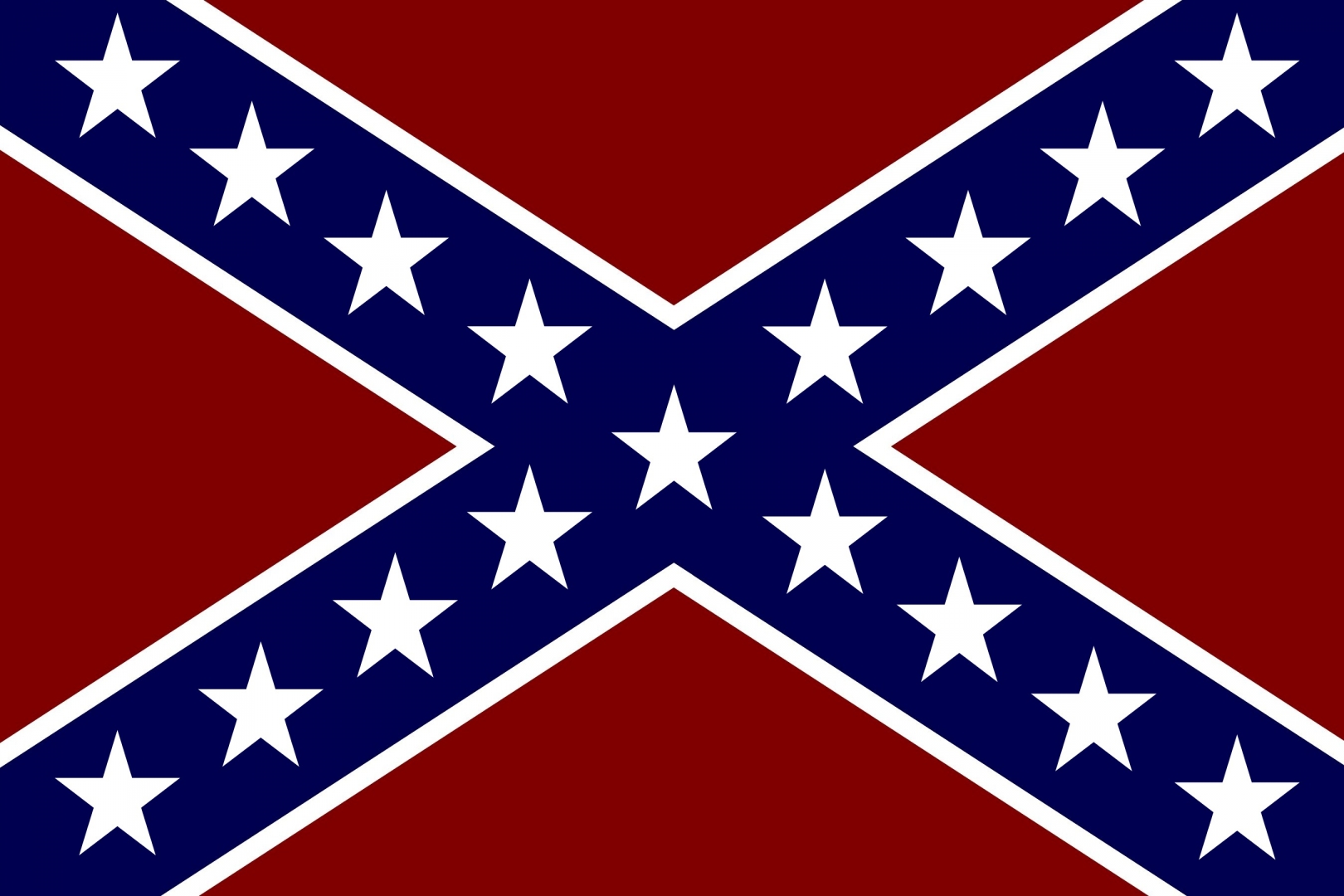 Флаг американских конфедератов. 